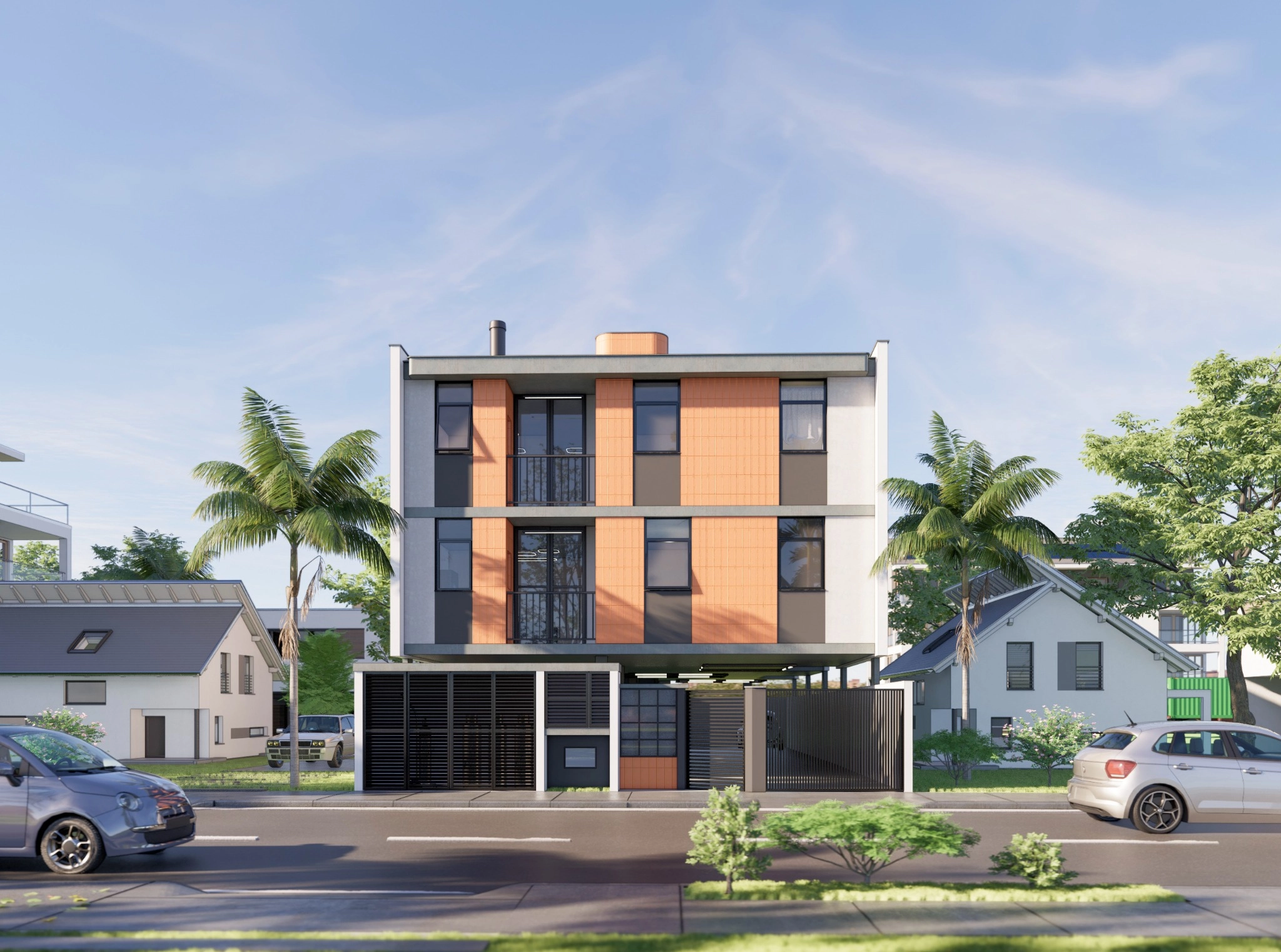 Projeto arquitetônico de edifício em Piçarras